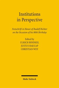 Bild: Institutions in Perspective - Mohr Siebeck