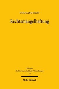 Abbildung von: Rechtsmängelhaftung - Mohr Siebeck