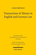 Abbildung von: Transactions of Minors in English and German Law - Mohr Siebeck