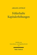 Abbildung von: Fehlerhafte Kapitalerhöhungen - Mohr Siebeck