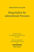 Abbildung von: Bürgschaften für nahestehende Personen - Mohr Siebeck