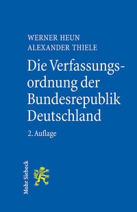 Abbildung von: Die Verfassungsordnung der Bundesrepublik Deutschland - Mohr Siebeck