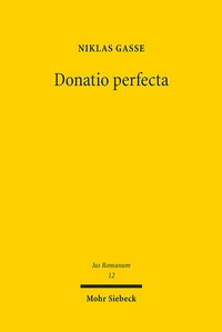 Abbildung von: Donatio perfecta - Mohr Siebeck