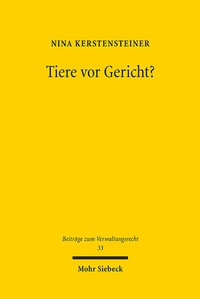 Abbildung von: Tiere vor Gericht? - Mohr Siebeck