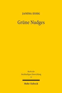 Abbildung von: Grüne Nudges - Mohr Siebeck