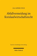 Abbildung von: Abfallvermeidung im Kreislaufwirtschaftsrecht - Mohr Siebeck
