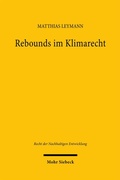Abbildung von: Rebounds im Klimarecht - Mohr Siebeck