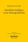 Abbildung von: Künstliche Intelligenz in der Aktiengesellschaft - Mohr Siebeck