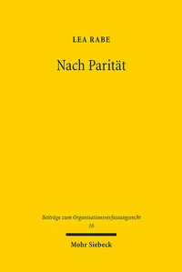 Abbildung von: Nach Parität - Mohr Siebeck