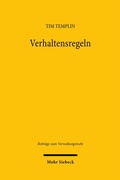 Abbildung von: Verhaltensregeln - Mohr Siebeck