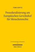 Abbildung von: Prozeduralisierung am Europäischen Gerichtshof für Menschenrechte - Mohr Siebeck