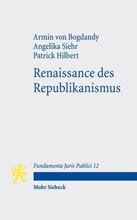 Abbildung von: Renaissance des Republikanismus - Mohr Siebeck