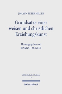 Abbildung von: Grundsätze einer weisen und christlichen Erziehungskunst - Mohr Siebeck