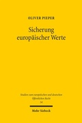 Abbildung von: Sicherung europäischer Werte - Mohr Siebeck