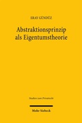 Abbildung von: Abstraktionsprinzip als Eigentumstheorie - Mohr Siebeck
