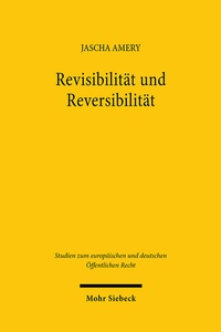 Abbildung von: Revisibilität und Reversibilität - Mohr Siebeck