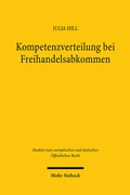 Abbildung von: Kompetenzverteilung bei Freihandelsabkommen - Mohr Siebeck
