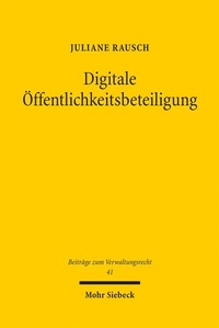 Abbildung von: Digitale Öffentlichkeitsbeteiligung - Mohr Siebeck