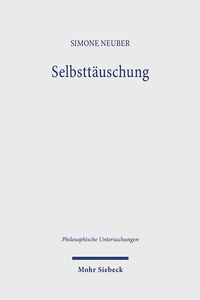 Abbildung von: Selbsttäuschung - Mohr Siebeck
