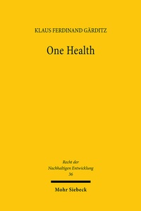 Abbildung von: One Health - Mohr Siebeck