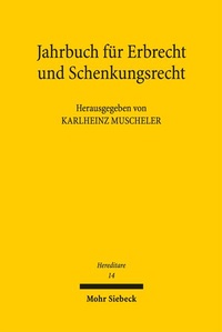 Abbildung von: Jahrbuch für Erbrecht und Schenkungsrecht - Mohr Siebeck