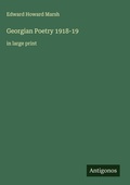 Cover: Georgian Poetry 1918-19 - Antigonos Verlag