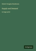 Cover: Supply and Demand - Antigonos Verlag