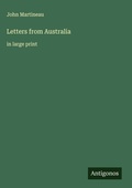 Cover: Letters from Australia - Antigonos Verlag