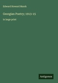 Cover: Georgian Poetry; 1913-15 - Antigonos Verlag