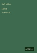 Cover: Milton - Antigonos Verlag