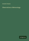 Cover: Observations n Meteorology - Antigonos Verlag