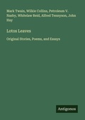 Cover: Lotos Leaves - Antigonos Verlag