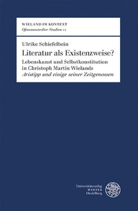 Abbildung von: Literatur als Existenzweise? - Universitätsverlag Winter