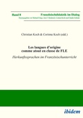 Cover: Les langues d'origine comme atout en classe de FLE - ibidem