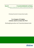Cover: Les langues d'origine comme atout en classe de FLE - ibidem