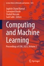 Cover: Computing and Machine Learning - Springer