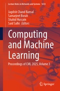 Cover: Computing and Machine Learning - Springer