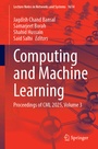 Cover: Computing and Machine Learning - Springer
