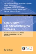 Cover: Cybersecurity and Artificial Intelligence Strategies - Springer
