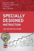Cover: Specially Designed Instruction - Bloomsbury Academic