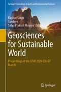 Cover: Geosciences for Sustainable World - Springer