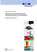 Cover: Hochautomatisierte Rekonturierung reparaturgeschwei&szlig;ter Formwerkzeuge - TEWISS