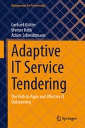 Cover: Adaptive IT Service Tendering - Springer Gabler