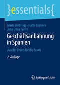Cover: Gesch&auml;ftsanbahnung in Spanien - Springer Gabler