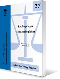 Abbildung von: Rechtspfleger Studienbegleiter - Juristischer Verlag Pegnitz