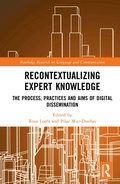 Cover: Recontextualizing Expert Knowledge - Routledge