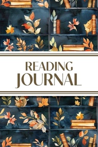 Abbildung von: Reading Journal (Watercolor Fall Leaves Bookshelves) - Revive Stationery