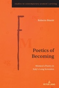 Cover: Poetics of Becoming - Peter Lang Verlag