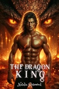 Cover: The Dragon King: A Dark Reverse Harem Omegaverse Dragon Shifter Romance (Wings of Fire and Fate) - Natalia Rosewood