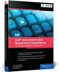 Enlarge image Cover: SAP Document and Reporting Compliance - SAP PRESS